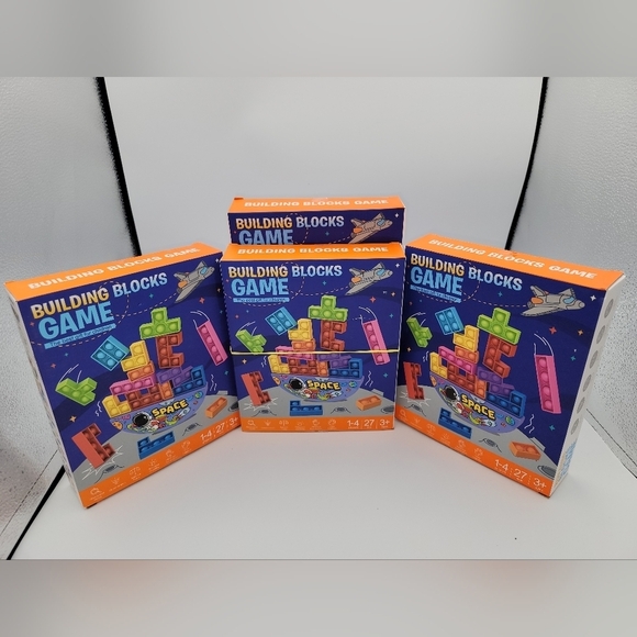Building Blocks fidget game x 4 units , NEW - Picture 1 of 6